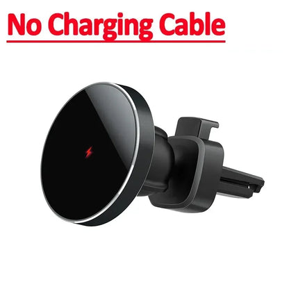 30W Magnetic Car Wireless Charger | Fast Charging Phone Holder Stand for iPhone 11-15 Pro Max
