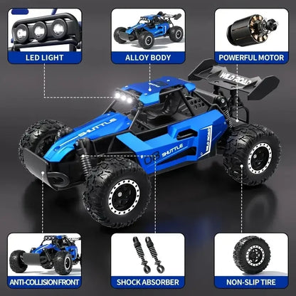 RC Off-Road Car 1:16 Scale | High-Speed 20KM/H 2WD Electric Monster Truck with 2.4G Remote