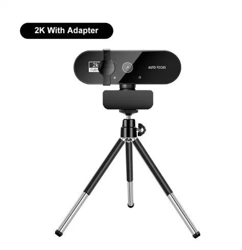 4K/2K/1080P USB Webcam | Mini Camera with Microphone & Autofocus for PC & Laptop