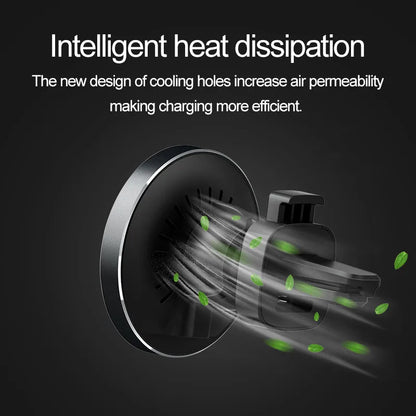 30W Magnetic Car Wireless Charger | Fast Charging Phone Holder Stand for iPhone 11-15 Pro Max