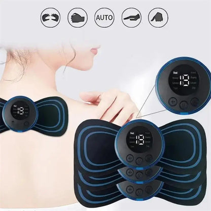 Electric Neck & Muscle Massager | EMS Low-Frequency Pain Relief for Back, Neck, Calf & Joints