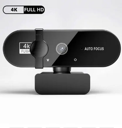 4K/2K/1080P USB Webcam | Mini Camera with Microphone & Autofocus for PC & Laptop