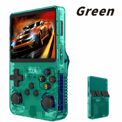 R36S 128GB Retro Handheld Game Console | 3.5" IPS Screen Portable Pocket Video Player for Kids