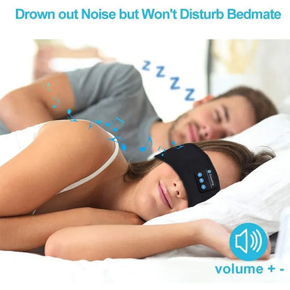 Bluetooth Sports Sleeping Headband | Wireless Earphones with Music & Eye Mask