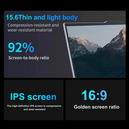 2025 Windows 11 Laptop | Intel Core i7, 16GB RAM, 1TB SSD, Gamer & Office Notebook with Fingerprint Unlock