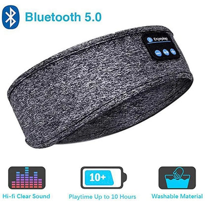 Bluetooth Sports Sleeping Headband | Wireless Earphones with Music & Eye Mask