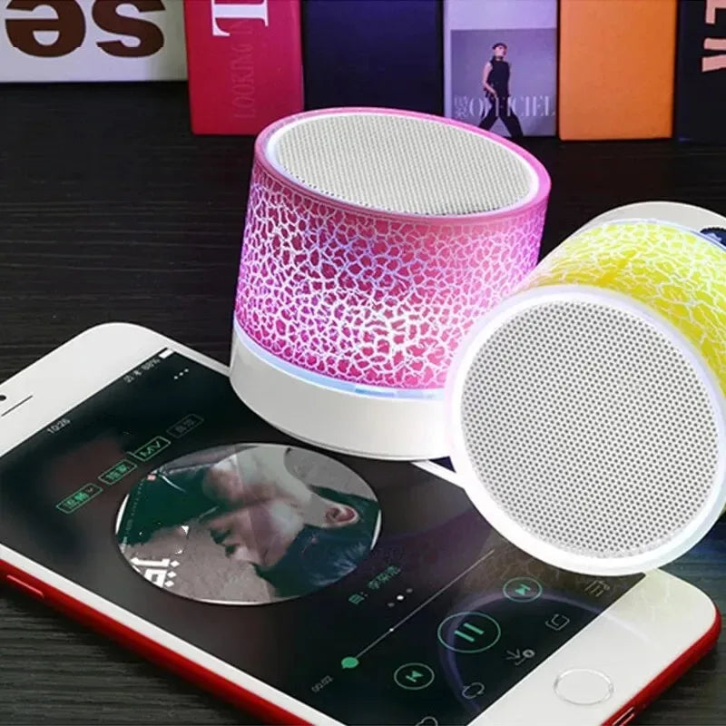 Bluetooth Mini Speaker | Portable Wireless LED Subwoofer with TF Card & USB Support