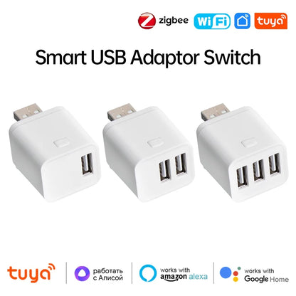 Smart USB Power Switch (WiFi + Alexa/Google Control)