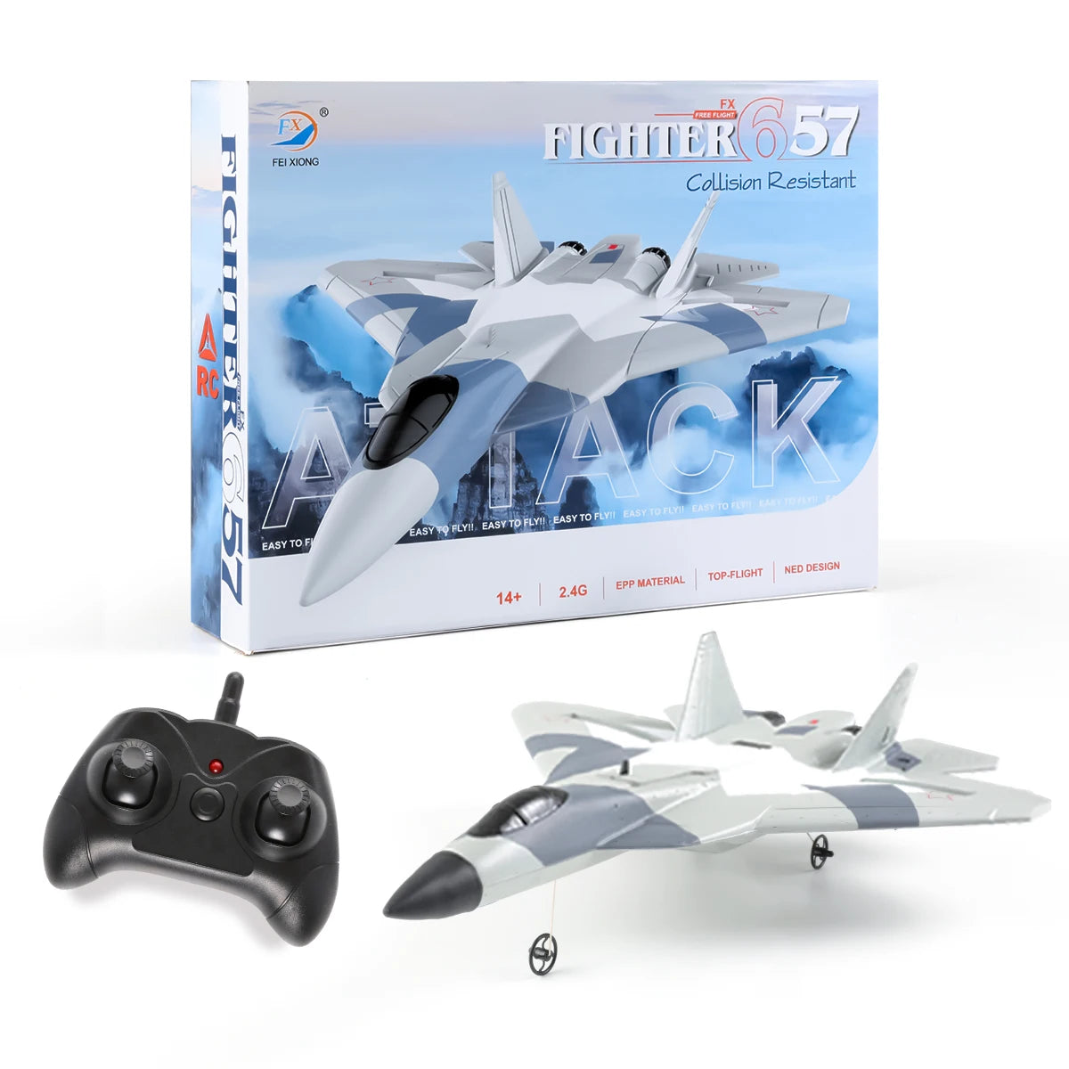 RC Foam Aircraft SU-35 Plane | 2.4G Remote Control Glider Fighter for Kids