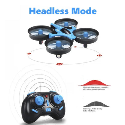 JJRC H36 Mini RC Drone | 4CH 6-Axis Quadcopter with Headless Mode & 360° Flip for Kids