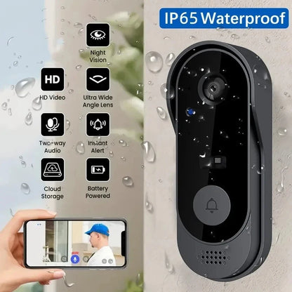 1080P Wireless WiFi Video Doorbell | Smart Home Security with Motion Detection
