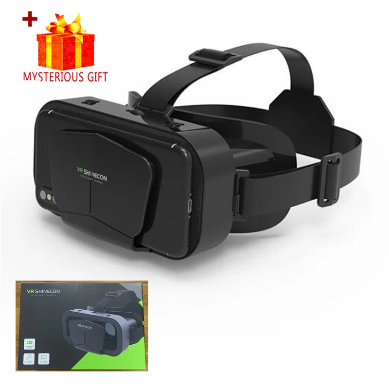 VR Glasses Virtual Reality Headset | 3D Lenses Smart Goggles for Smartphones