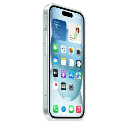 Magnetic Clear iPhone Case | Original Transparent Silicone Cover for iPhone 11–17 Pro Max, Mini, XS & XR (MagSafe Compatible)