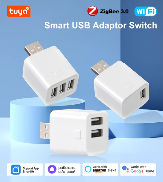 Smart USB Power Switch (WiFi + Alexa/Google Control)