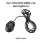 Car Audio Microphone | 3.5mm Clip-On Stereo Mic for Auto DVD Radio & Hands-Free Calls