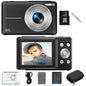 Digital Camera for Kids | 44MP Compact Camcorder with 16x Zoom & 1080P HD Video – Beginner Photography Camera