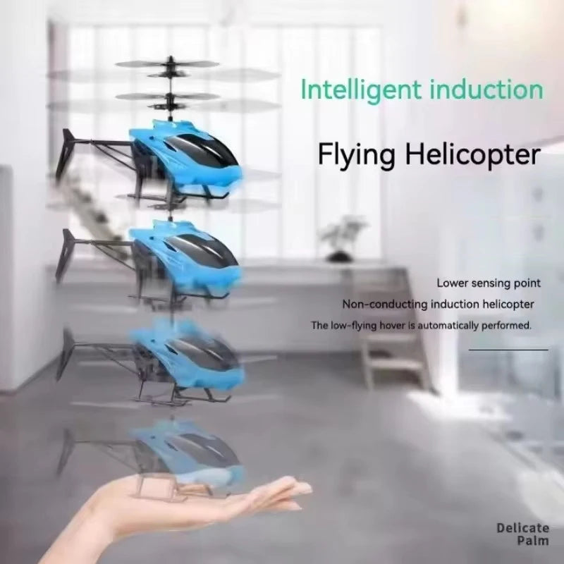 Rechargeable Mini RC Drone | Safe, Fall-Resistant Helicopter Toy for Kids