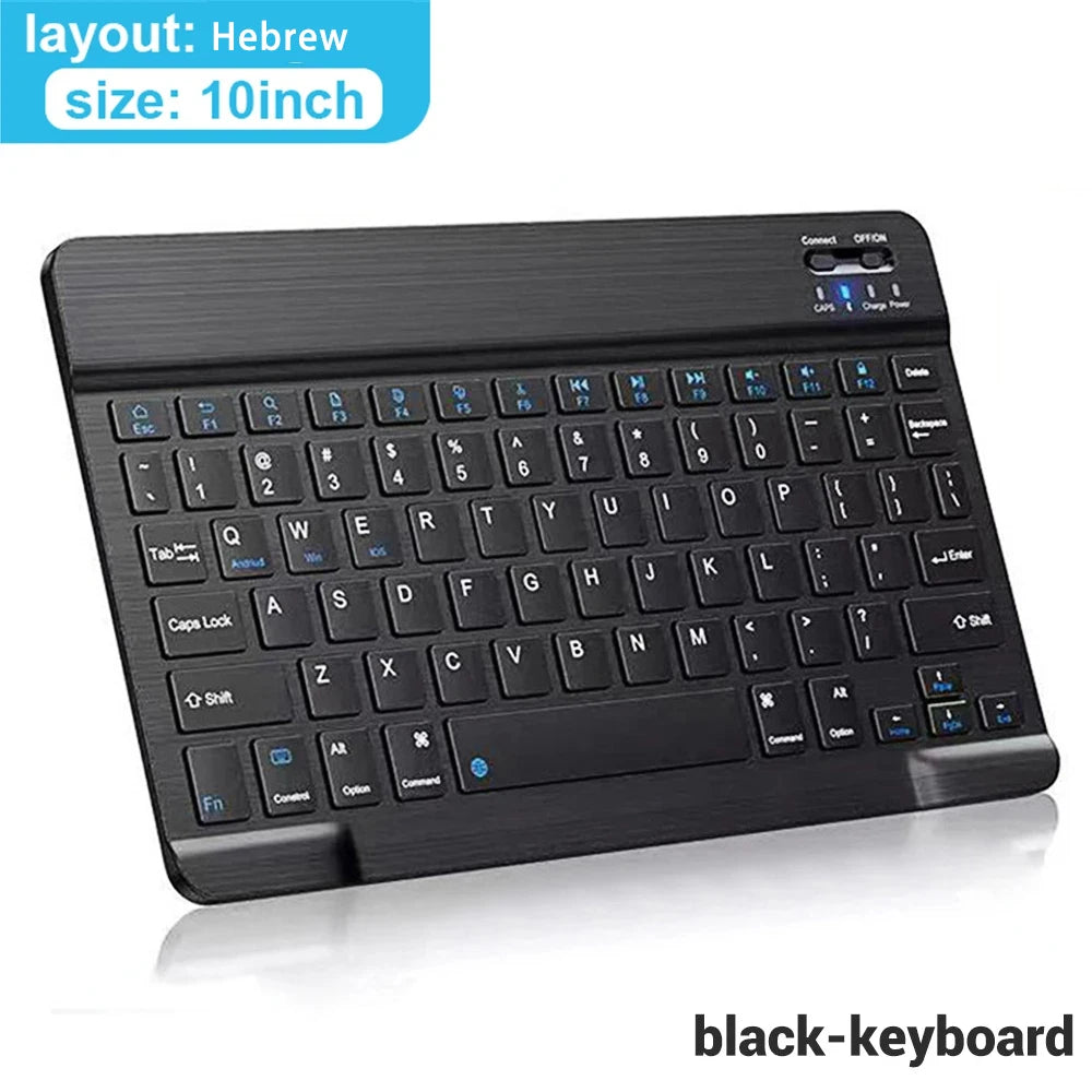 Bluetooth Wireless Keyboard & Mouse Combo | Multi-Language for iOS, Android & Windows Tablets
