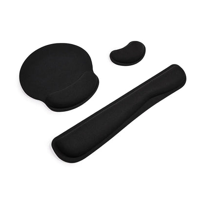 Mouse & Keyboard Wrist Support Pad | Memory Foam Non-Slip Rest for PC, Gaming & Office