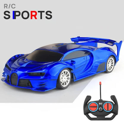 1/18 RC Car with LED Lights | High-Speed 2.4G Remote Control Sports Car for Kids