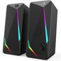 Redragon GS510 Waltz RGB Desktop Speakers | 2.0 Channel Stereo Sound with LED Backlight for PC & Laptop