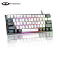 MageGee Mini 60% Gaming Keyboard | 61-Key RGB Backlit, Ergonomic & Waterproof Mechanical-Feel Keyboard