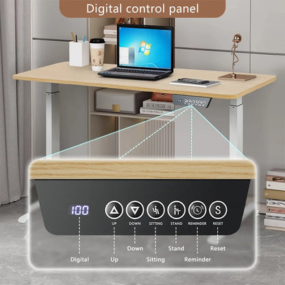 Height Adjustable Electric Desk | Motorized Sit-Stand Desk for Home & Office, Gaming & Workstation