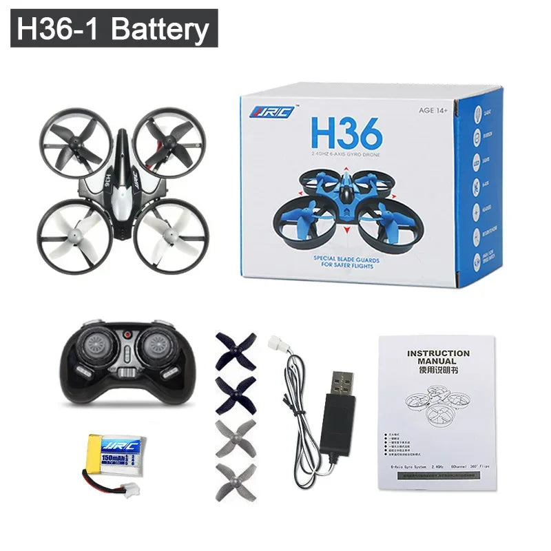 JJRC H36 Mini RC Drone | 4CH 6-Axis Quadcopter with Headless Mode & 360° Flip for Kids