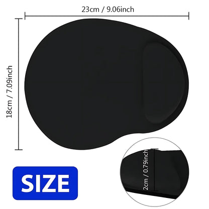 Ergonomic Wrist Rest Mouse Pad | Comfortable Non-Slip Soft Mousepad for PC & Laptop