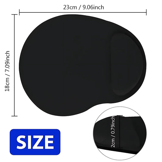 Ergonomic Wrist Rest Mouse Pad | Comfortable Non-Slip Soft Mousepad for PC & Laptop