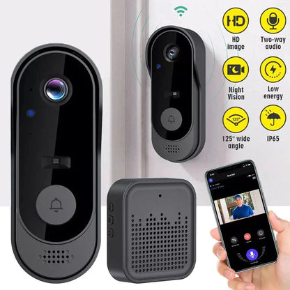1080P Wireless WiFi Video Doorbell | Smart Home Security with Motion Detection