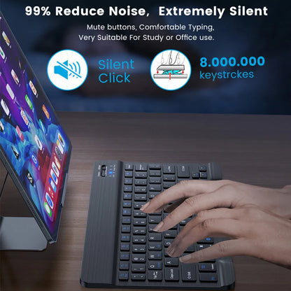 Bluetooth Wireless Keyboard & Mouse Combo | Multi-Language for iOS, Android & Windows Tablets