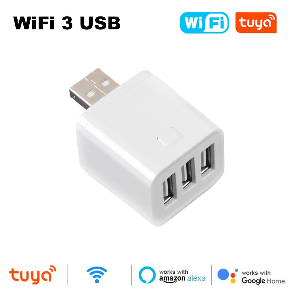 Smart USB Power Switch (WiFi + Alexa/Google Control)