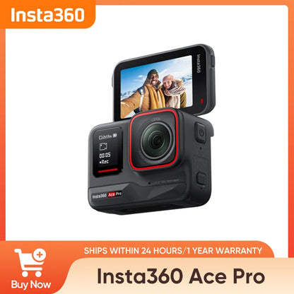 Insta360 Ace Pro Action Camera | 8K/4K Leica Sensor, Waterproof, Stabilized & Low-Light Performance
