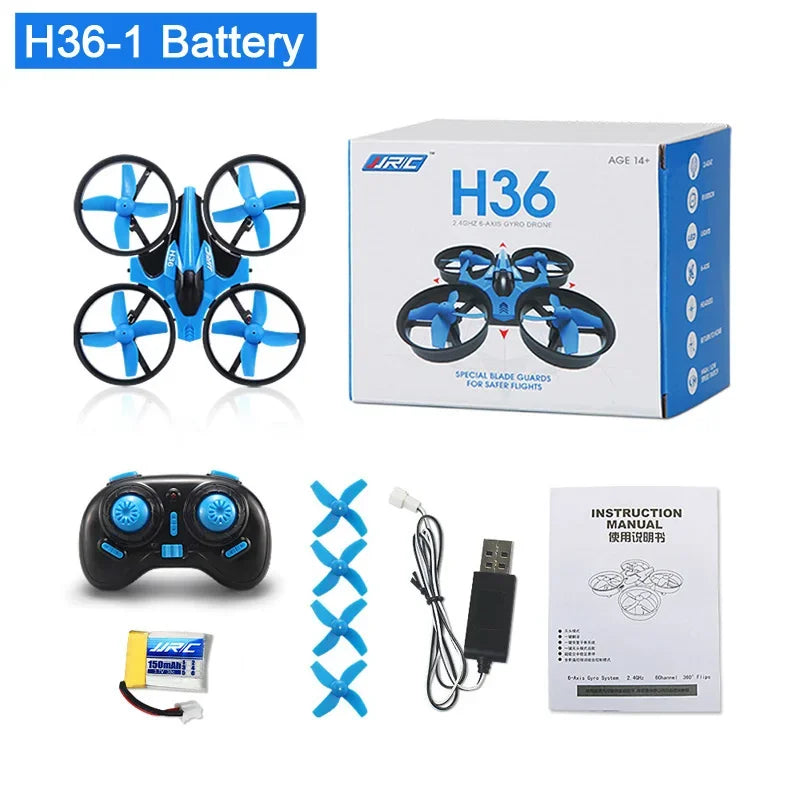 JJRC H36 Mini RC Drone | 4CH 6-Axis Quadcopter with Headless Mode & 360° Flip for Kids