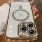 Glitter Diamond Transparent iPhone Case | Magnetic Wireless Charging Bumper Cover for iPhone 12–17 Pro Max & 16 Plus