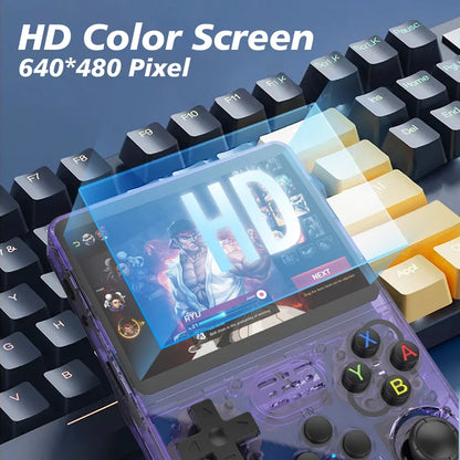R36S 128GB Retro Handheld Game Console | 3.5" IPS Screen Portable Pocket Video Player for Kids