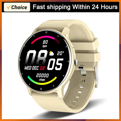 LIGE 2025 Smartwatch | Fitness & Heart Rate Monitor Waterproof Watch for Men & Women, iOS & Android