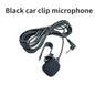 Car Audio Microphone | 3.5mm Clip-On Stereo Mic for Auto DVD Radio & Hands-Free Calls