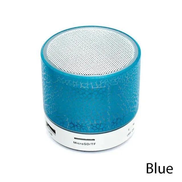 Bluetooth Mini Speaker | Portable Wireless LED Subwoofer with TF Card & USB Support