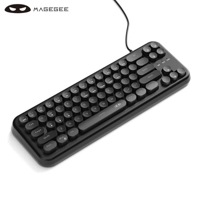 MageGee Mini 60% Gaming Keyboard | 61-Key RGB Backlit, Ergonomic & Waterproof Mechanical-Feel Keyboard