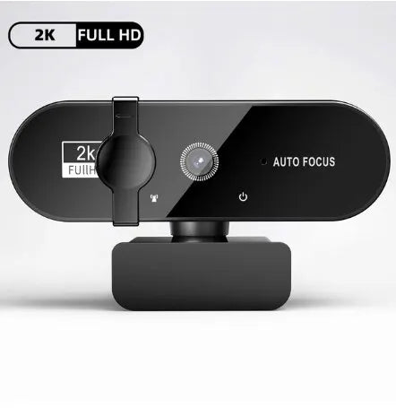 4K/2K/1080P USB Webcam | Mini Camera with Microphone & Autofocus for PC & Laptop