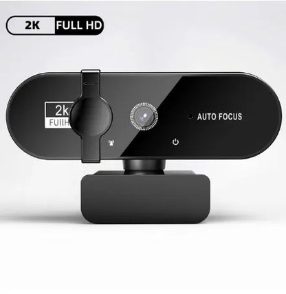 4K/2K/1080P USB Webcam | Mini Camera with Microphone & Autofocus for PC & Laptop