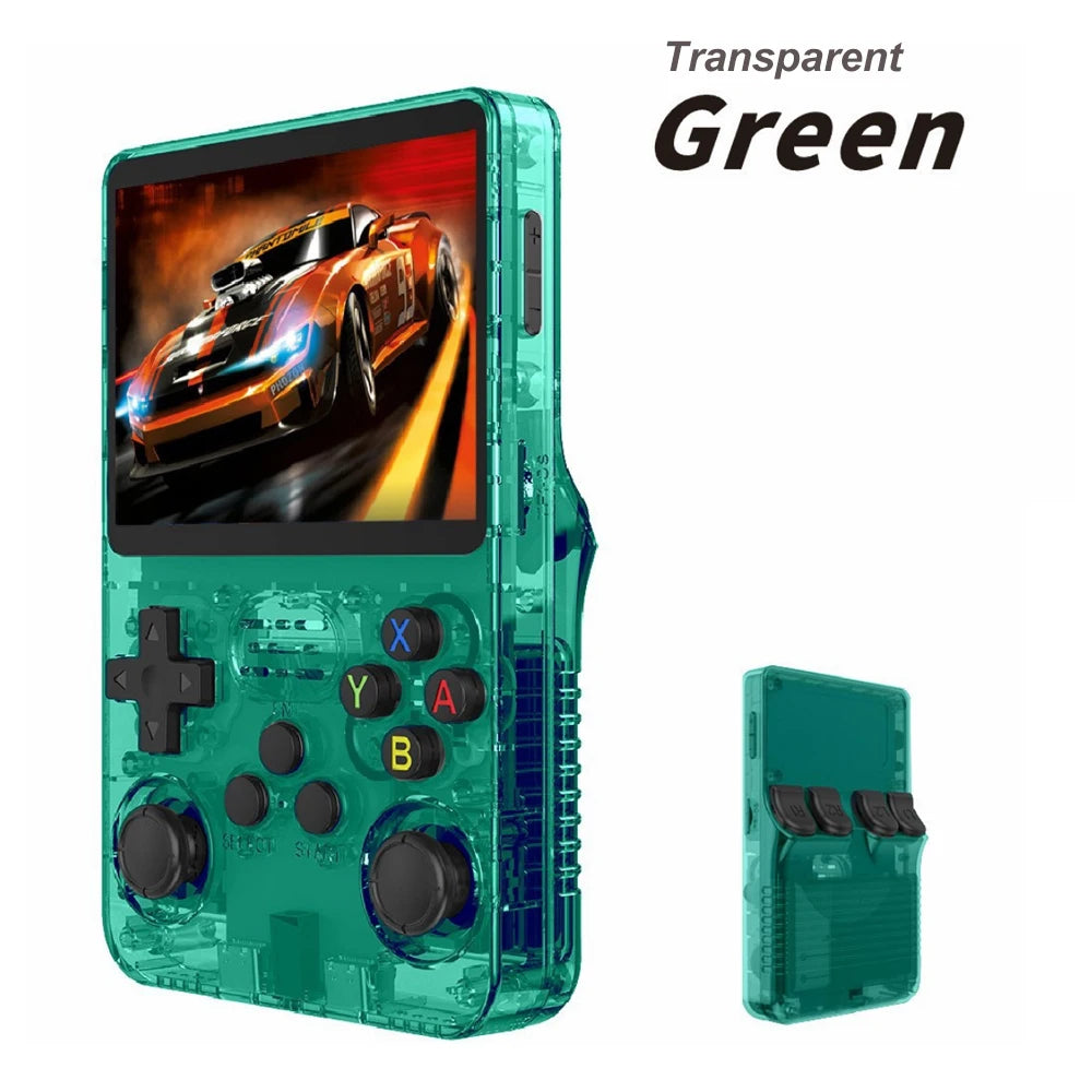 R36S 128GB Retro Handheld Game Console | 3.5" IPS Screen Portable Pocket Video Player for Kids