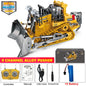 4WD Remote Control Excavator & Dump Truck | Alloy 4x4 Bulldozer RC Construction Vehicle Toy