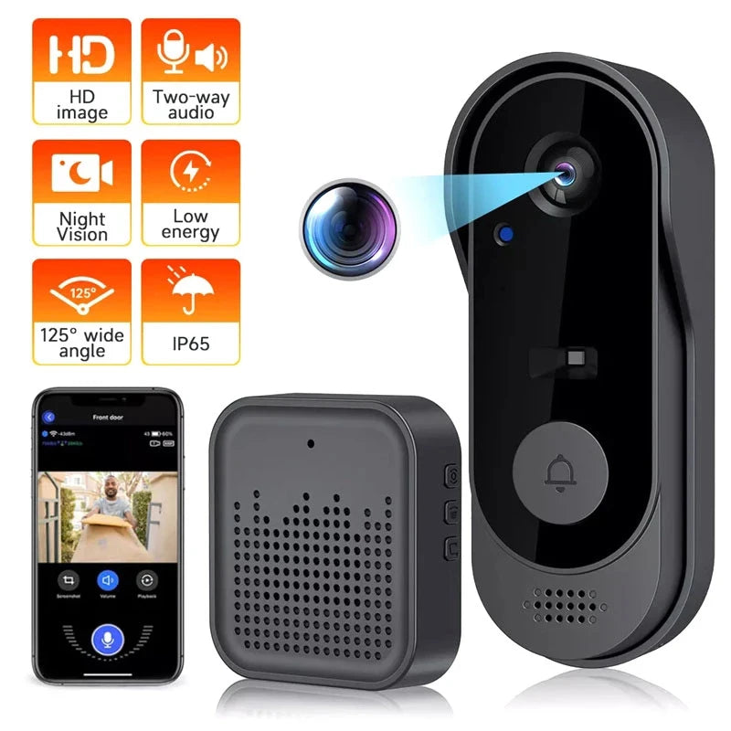1080P Wireless WiFi Video Doorbell | Smart Home Security with Motion Detection