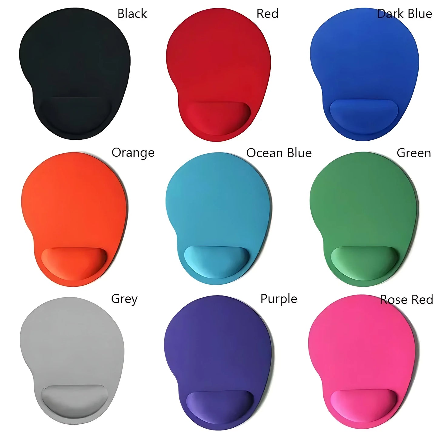 Ergonomic Wrist Rest Mouse Pad | Comfortable Non-Slip Soft Mousepad for PC & Laptop