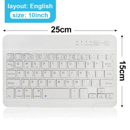 Bluetooth Keyboard for iPad & Tablets | Compatible with iPad Pro, Air, Mini, Samsung & Xiaomi