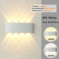 LED Wall Sconce | Modern Indoor & Outdoor Up-Down Wall Light for Living Room, Hallway & Bedroom