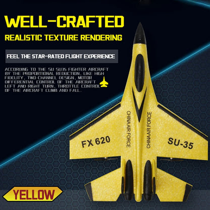 RC Foam Aircraft SU-35 Plane | 2.4G Remote Control Glider Fighter for Kids